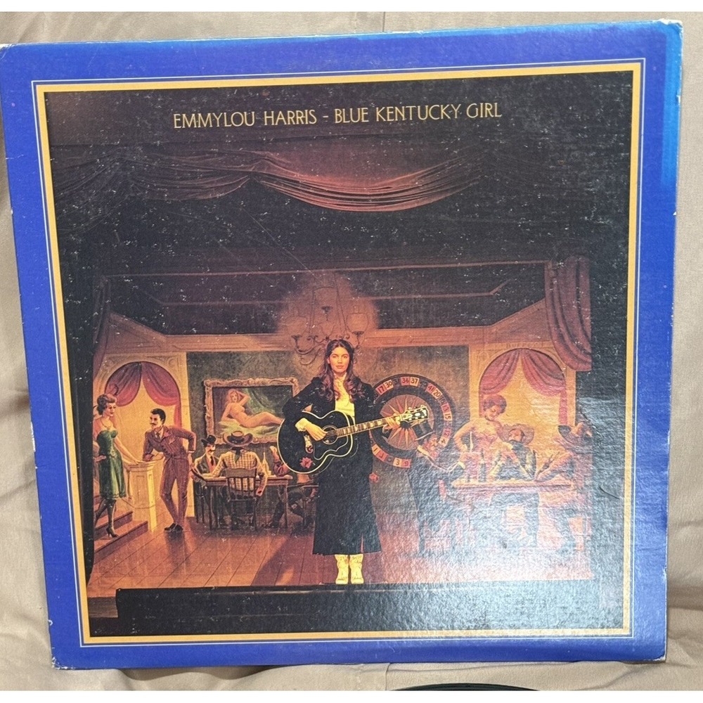 Vinyl LP-Emmylou Harris-Blue Kentucky Girl-Warner Bros Records 1979 Vintage